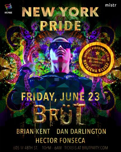 Dan Darlington - BRUT NYC Pride